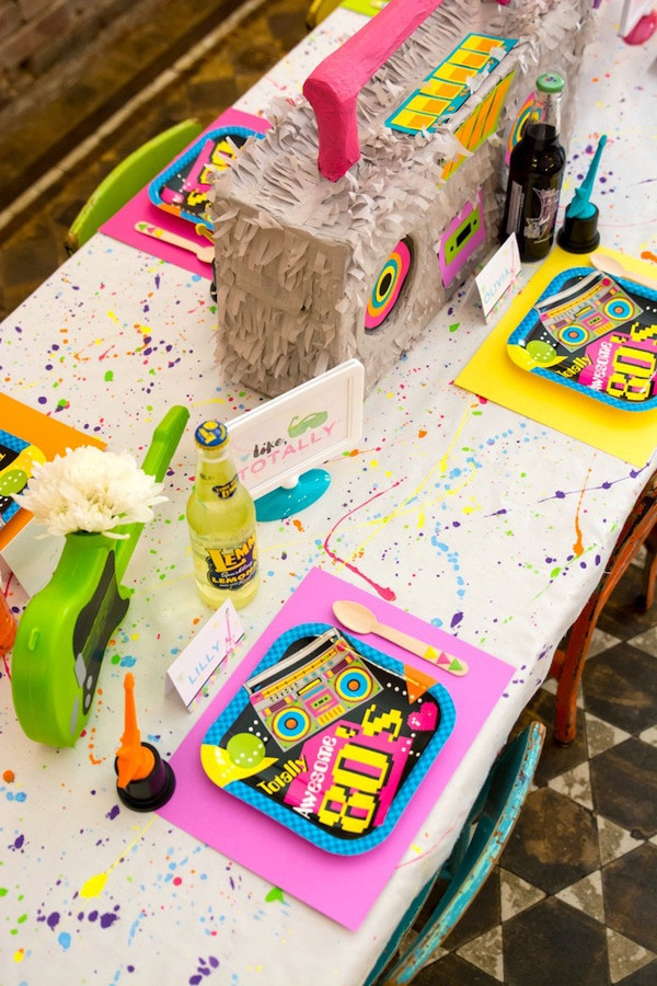 80s Birthday Party Ideas
 Totally Epic 80s Theme Party Ideas Pretty My Party