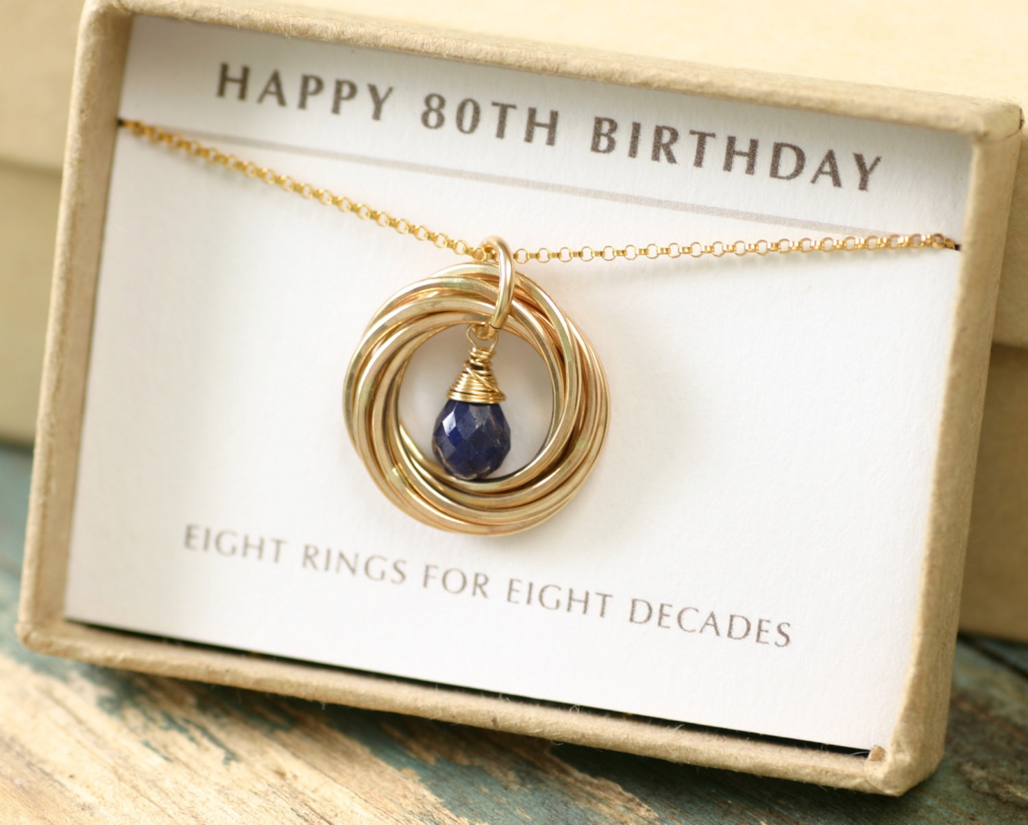 80th Birthday Gift Ideas For Mom
 80th birthday t for mother sapphire necklace mom