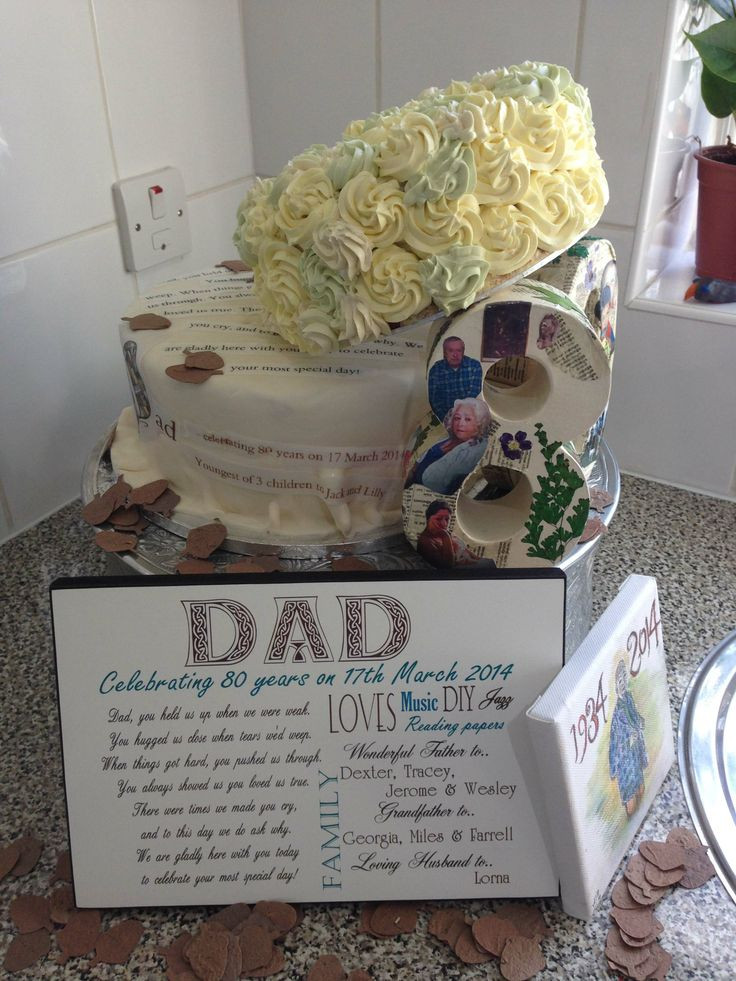 80Th Birthday Party Ideas For Dad
 Pin by Gail Hinson on 80th Birthday Ideas for Dad