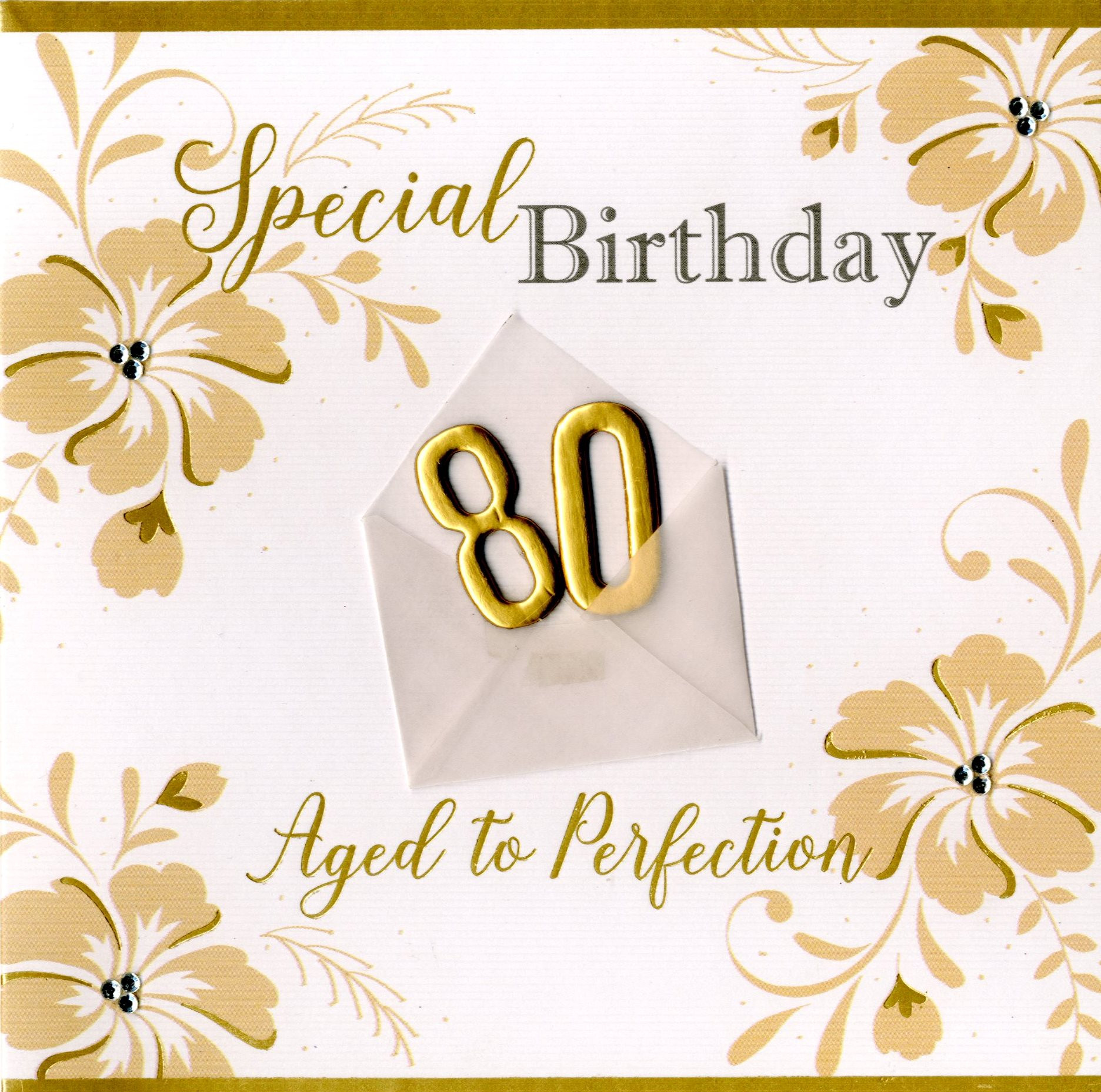 80th Birthday Wishes
 Special 80th Birthday Greeting Card