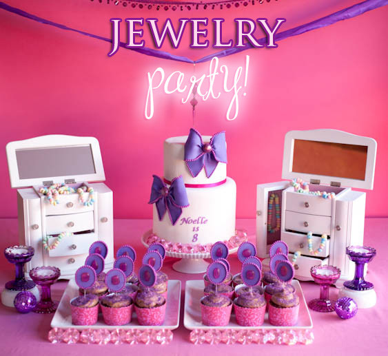 8Th Birthday Party Ideas
 Cute Jewelry Themed 8th Birthday Party