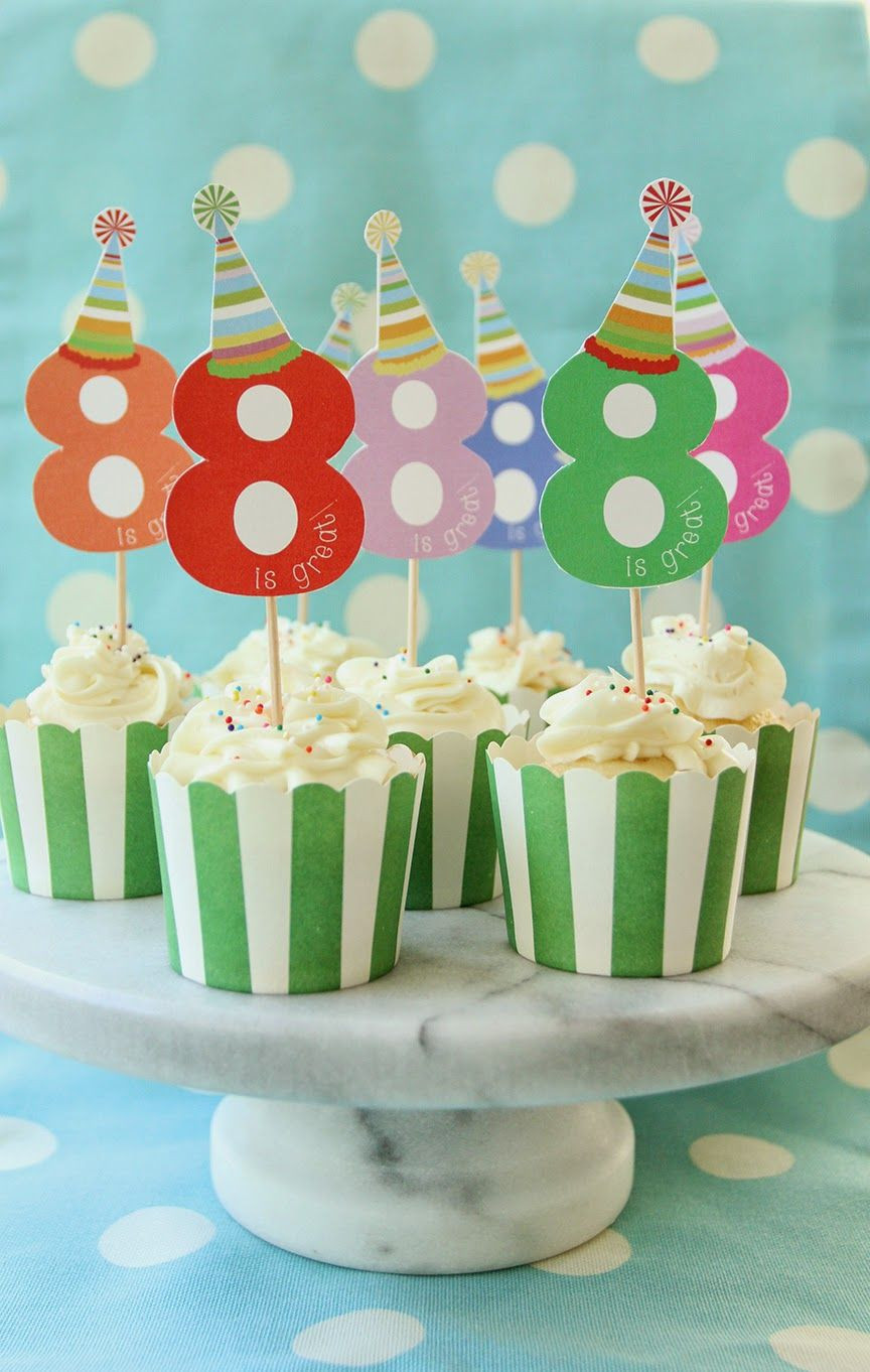 8Th Birthday Party Ideas
 8 is Great Free Birthday Printables