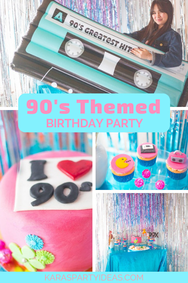 90S Birthday Party Ideas
 Kara s Party Ideas 90’s Themed Birthday Party