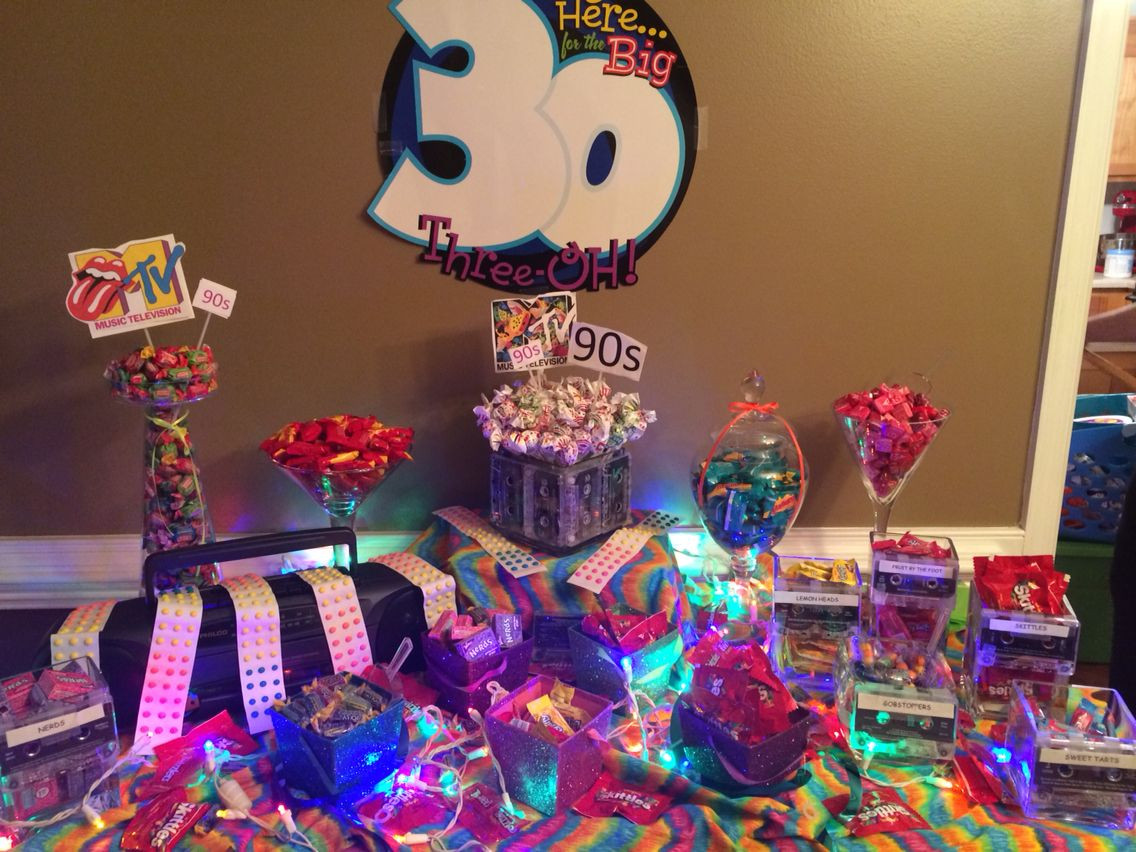 90S Birthday Party Ideas
 30th Birthday 90 s Themed Party