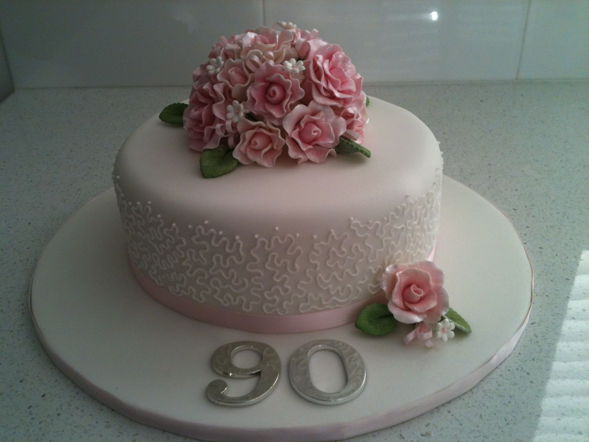 90th Birthday Cake
 90th birthday cake Cakes Pinterest