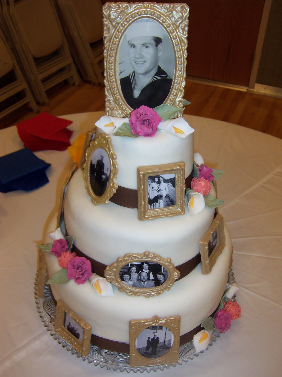 90th Birthday Cake
 Amber s Birthday Creations Grandpa s 90th Birthday Cake Party