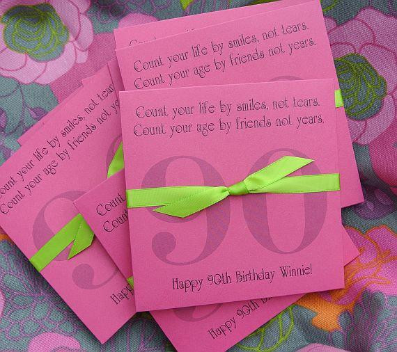 90Th Birthday Party Favor Ideas
 90th Birthday Party Favors 90th Birthday Lottery