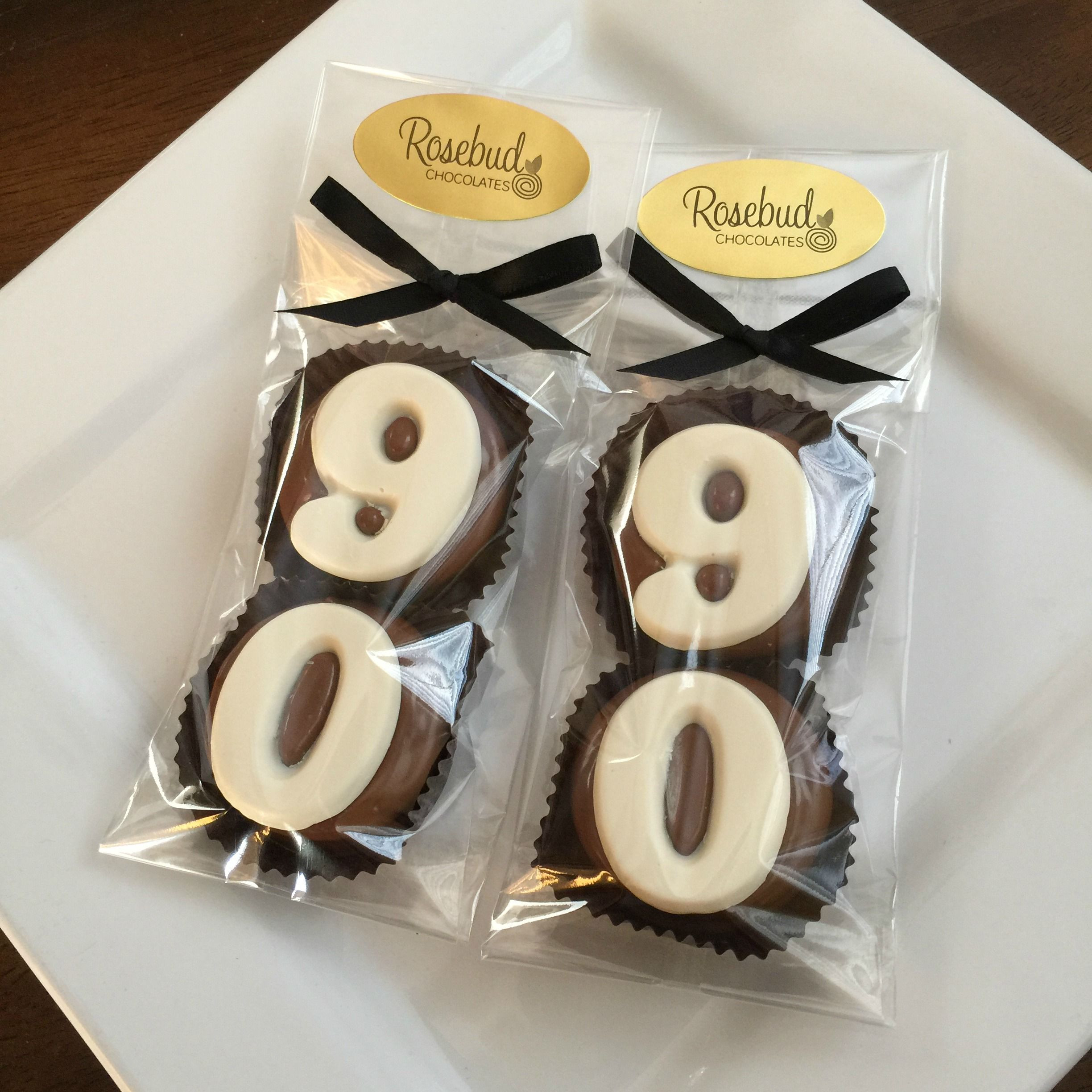 90Th Birthday Party Favor Ideas
 8 Pairs NUMBER NINETY 90 Chocolate Covered Oreo Cookie