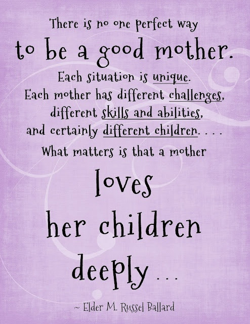 A Good Mother Quote
 Mommy Vignettes Being a Good Mother