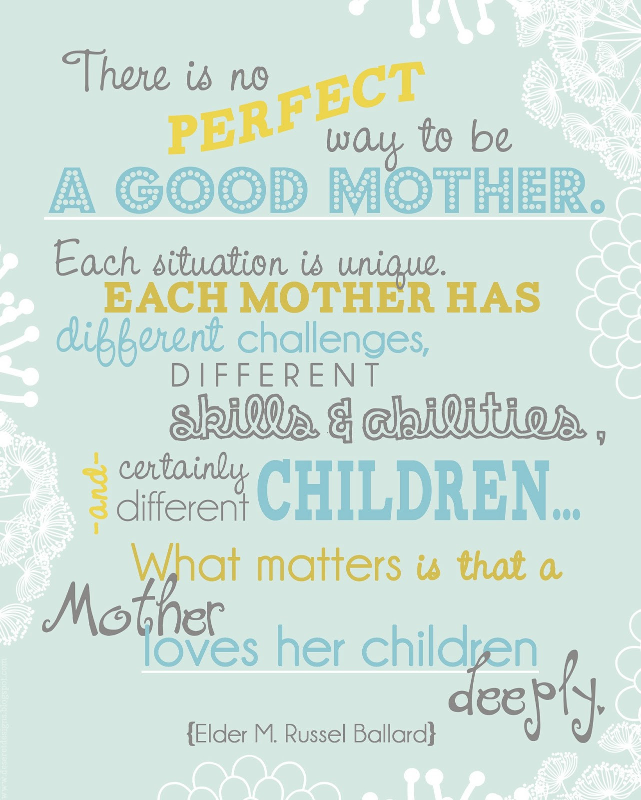 A Good Mother Quote
 Perfect Mom Quotes QuotesGram