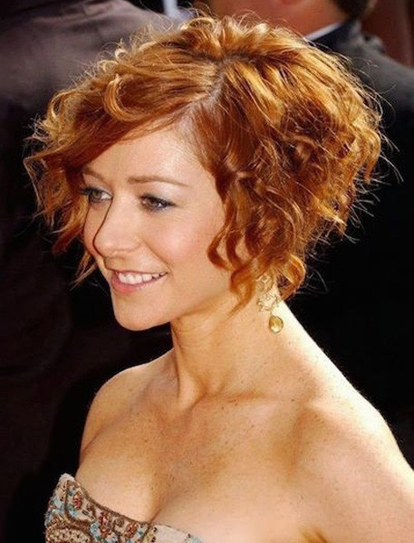 A Line Haircuts Curly Hair
 A Line Short Curly Haircuts 2015 2016 for Women
