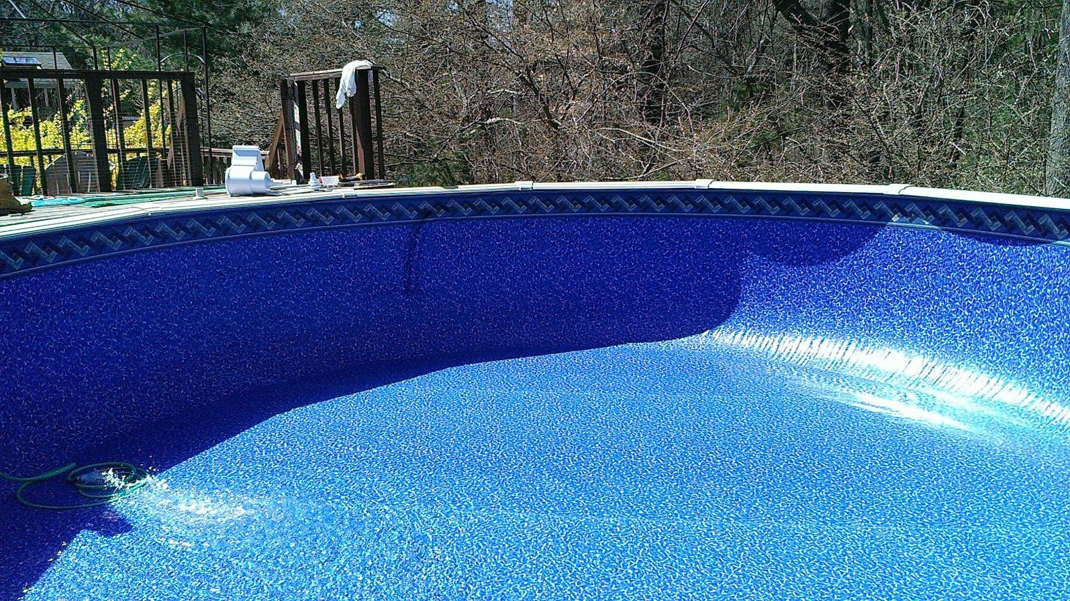 Above Ground Beaded Pool Liners
 Ventura Tile Beaded liner with Sundance floor