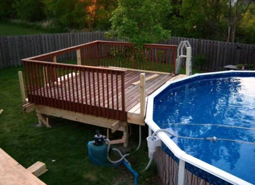 Above Ground Deck
 11 Most Popular Ground Pools with Decks Awesome