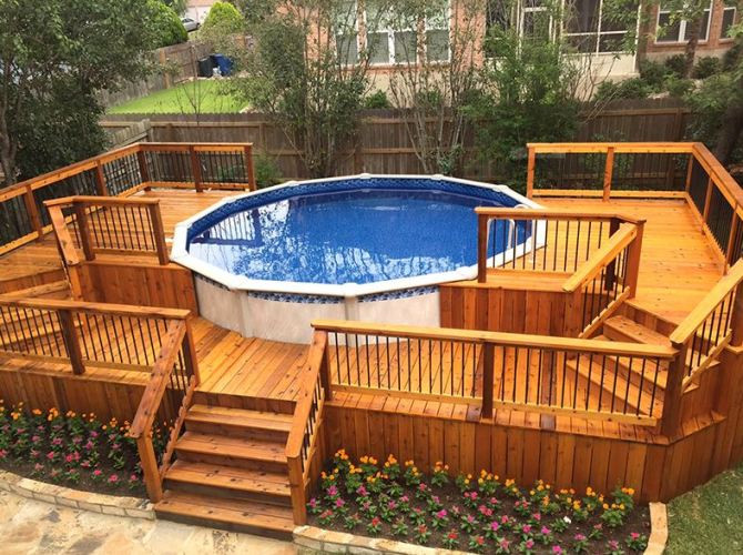 Above Ground Deck
 11 Most Popular Ground Pools with Decks Awesome