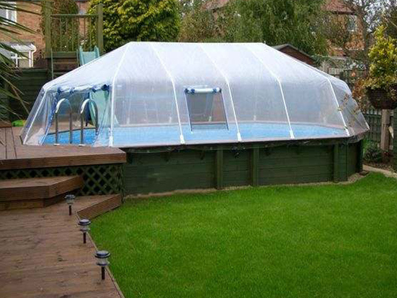 Above Ground Pool Enclosure
 fabrico sundomes for above ground pools