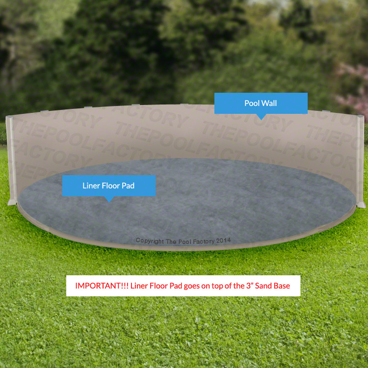 Above Ground Pool Floor Padding
 How to Install an Ground Pool like a Pro