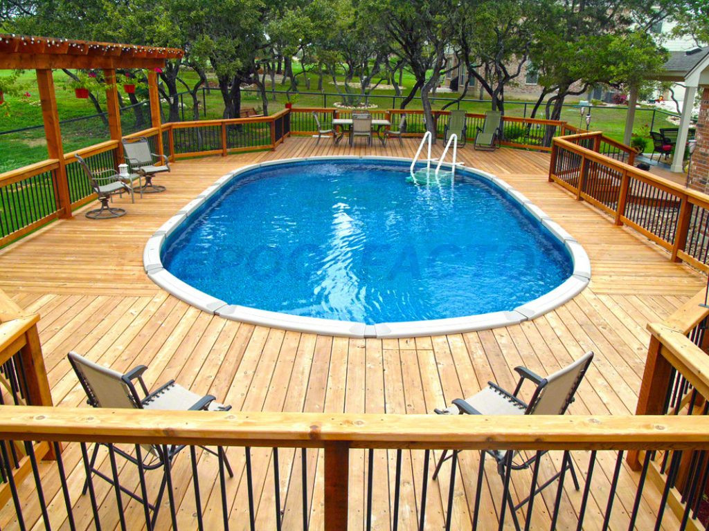 Above Ground Swimming Pool Decks
 Pool Deck Ideas Full Deck The Pool Factory