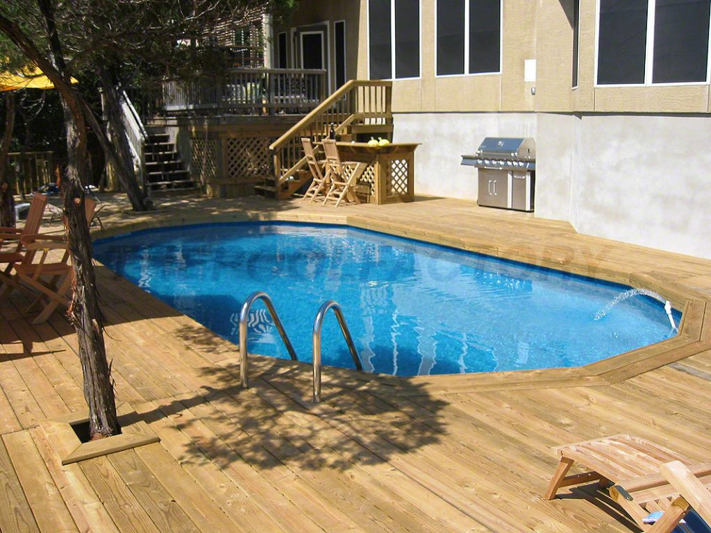 Above Ground Swimming Pool Decks
 Pool Deck Ideas Full Deck The Pool Factory