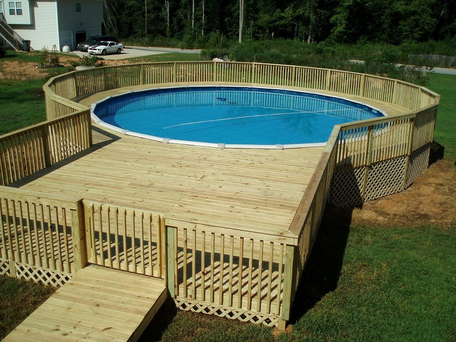 Above Ground Swimming Pool Decks
 42 Ground Pools with Decks – Tips Ideas & Design