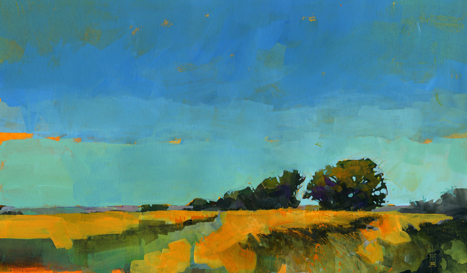 Abstract Landscape Painting
 Original semi abstract landscape painting Oblique