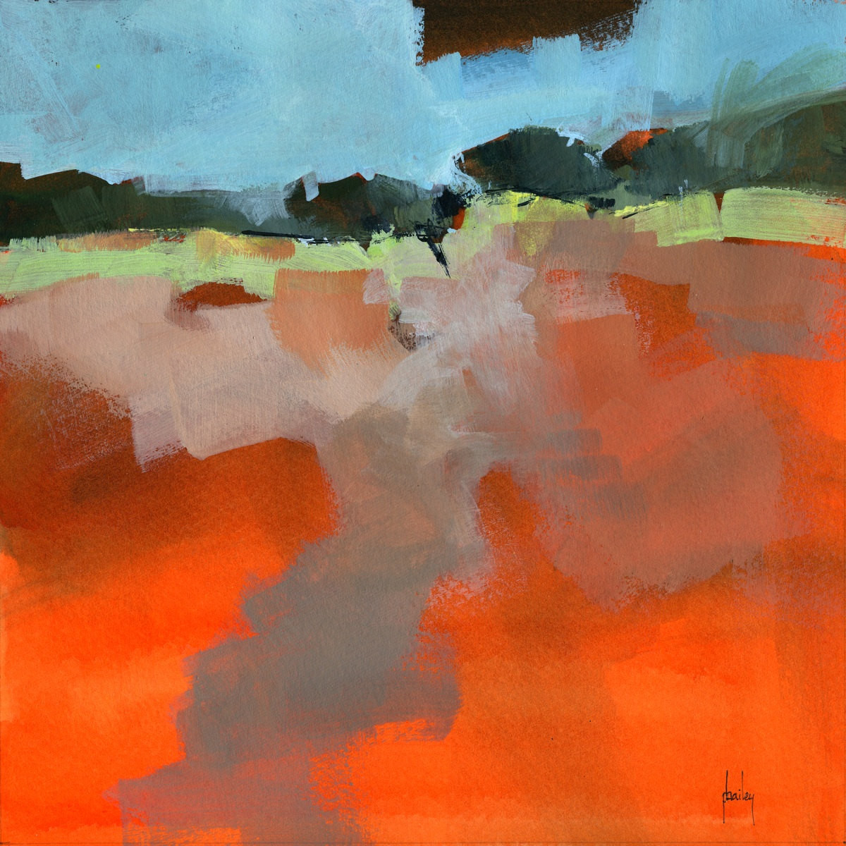 Abstract Landscape Painting
 Original semi abstract landscape painting Early fall