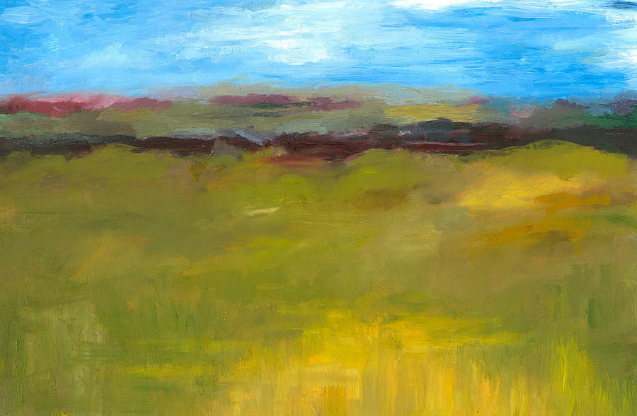 Abstract Landscape Painting
 Abstract Landscape The Highway Series Painting by