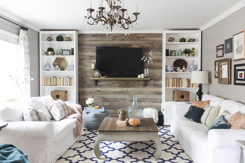 Accent Walls For Living Room
 How to Build a Pallet Accent Wall