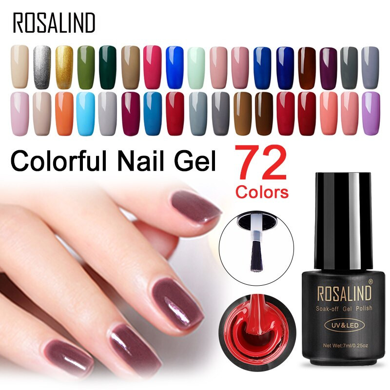 Acrylic Gel Nail Colors
 ROSALIND Gel Nail Polish Nail Art Manicure 7ml Primer