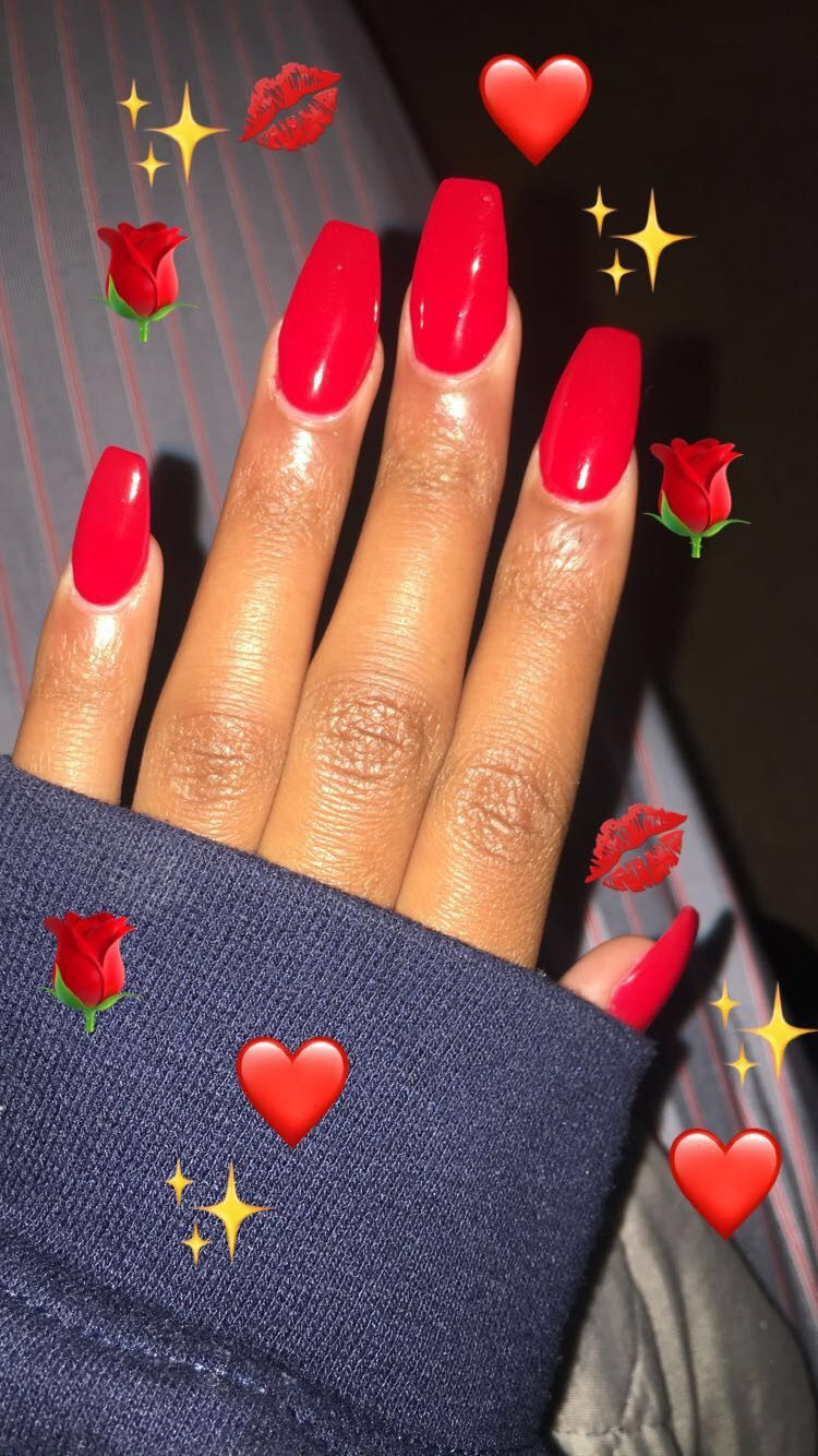 Acrylic Nail Designs Instagram
 nails acrylicnails fashion red instagram bad