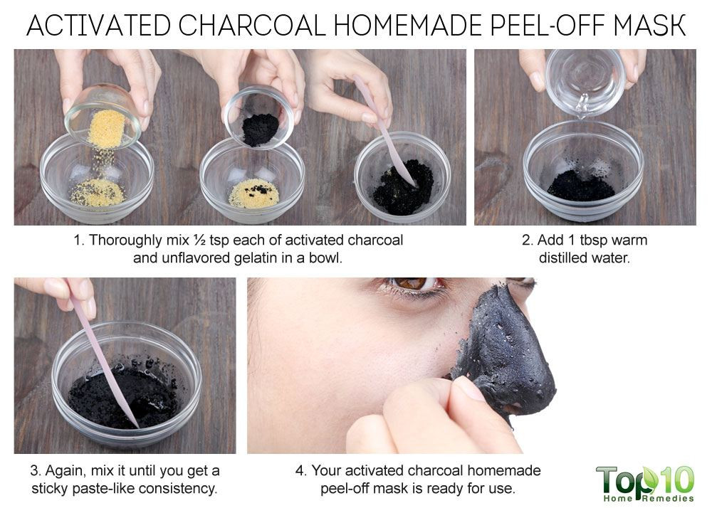 Activated Charcoal Mask DIY
 Homemade Peel f Masks for Glowing Spotless Skin