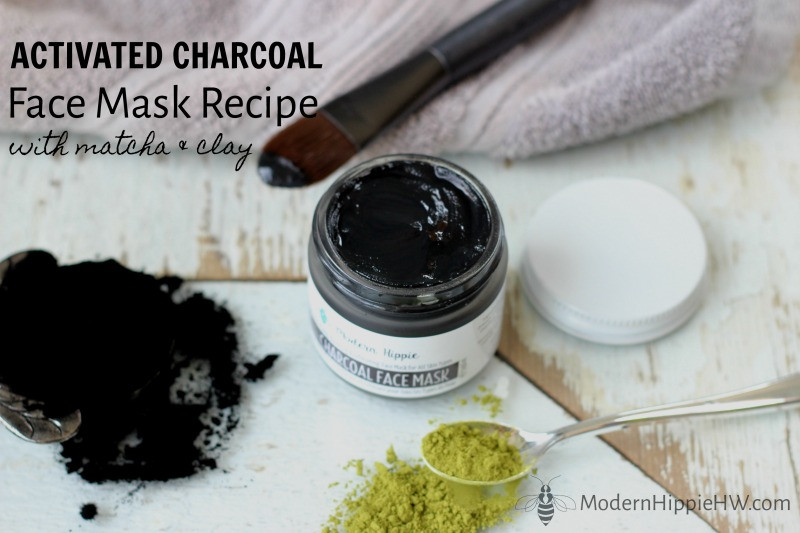 Activated Charcoal Mask DIY
 Activated Charcoal Face Mask Recipe with Matcha and Clay