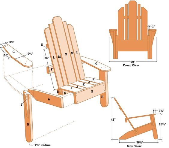 Adirondack Chairs DIY Plans
 Build an Adirondack Chair with plans DIY