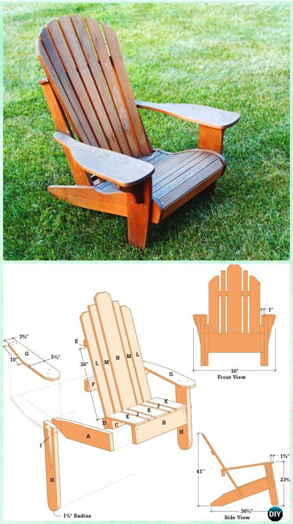 Adirondack Chairs DIY Plans
 DIY Adirondack Chair Free Plans Instructions