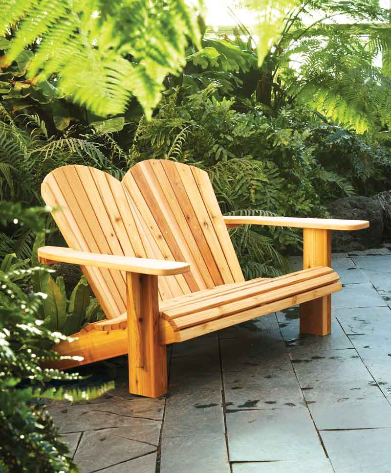 Adirondack Chairs DIY Plans
 DIY Double Adirondack Chair Plans How to Make a Loveseat