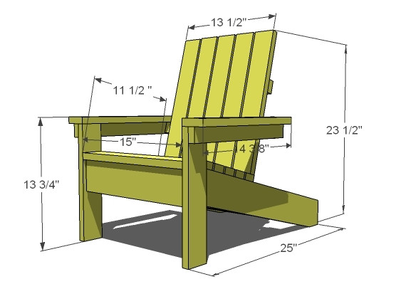 Adirondack Chairs DIY Plans
 Ana White