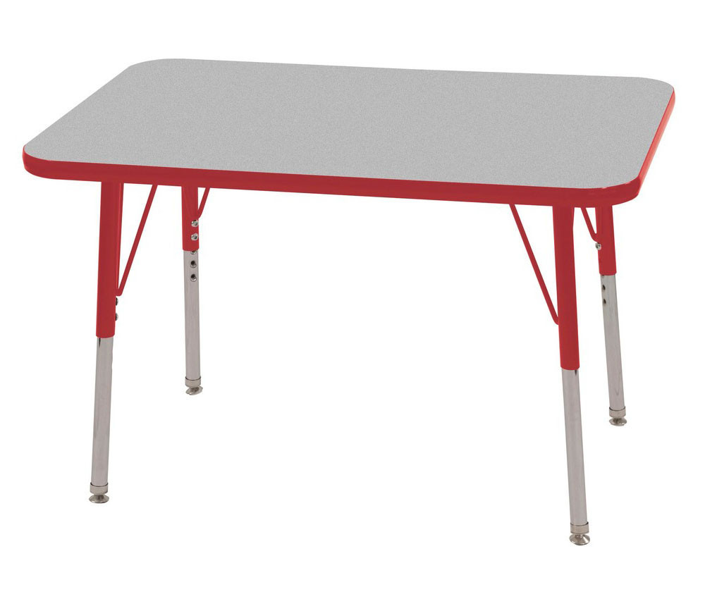 Adjustable Kids Table
 ECR4 kids 24x36 Classroom Rectangular Adjustable Activity