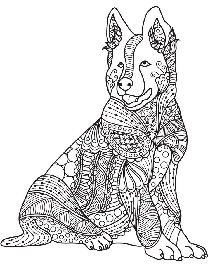 Adult Coloring Pages Dog
 431 best images about Cats Dogs Coloring Pages for