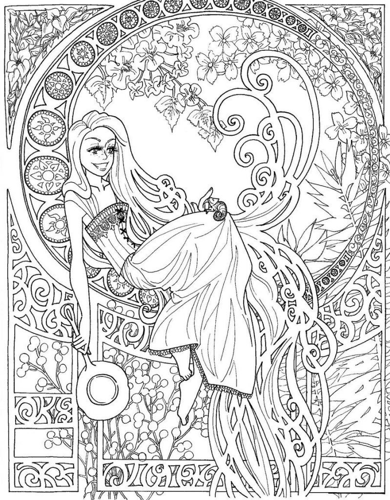 Adult Coloring Pages For Kids
 Fairy Coloring Pages for Adults Best Coloring Pages For Kids