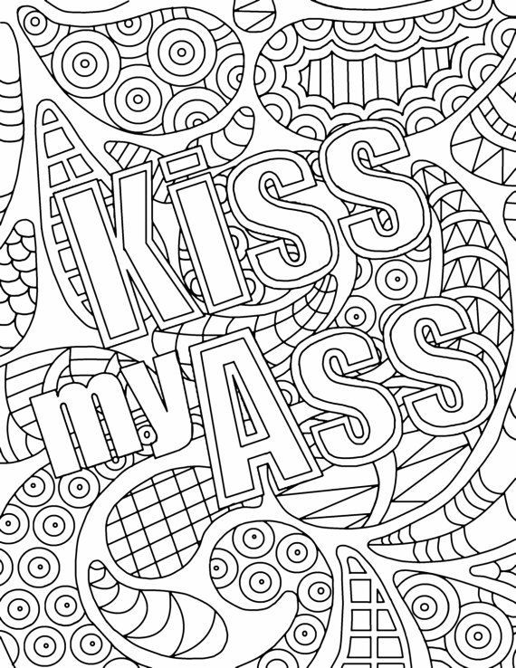 Adult Coloring Pages Swear Words
 759 best Words Coloring Pages for Adults images on