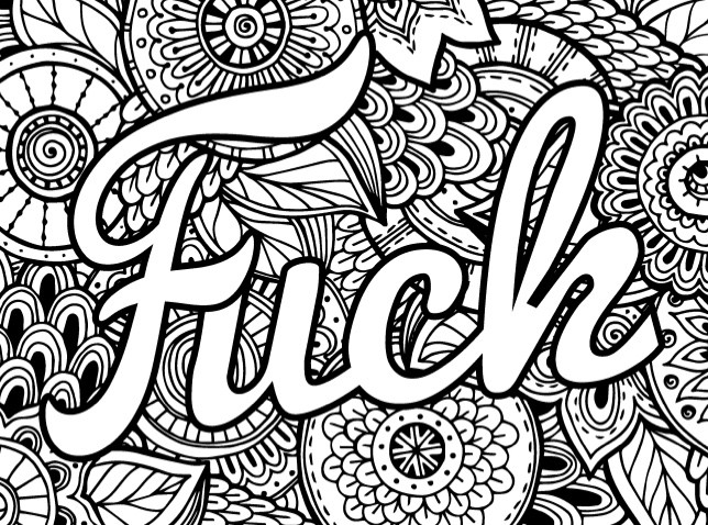 Adult Coloring Pages Swear Words
 Best Swear Word Coloring Books a Giveaway Cleverpedia