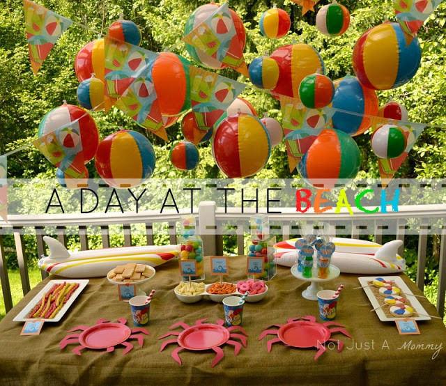 Adult Graduation Party Ideas Daytona Beach
 Summer Camp Day at the Beach Playdate & FREE Printables
