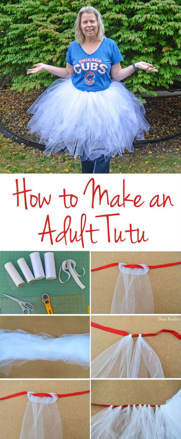 Adult Tutu DIY
 How to Make an Adult Tutu Tutorial