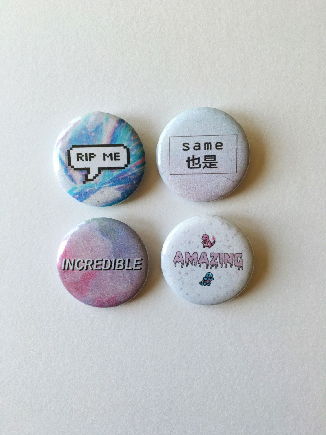 Aesthetic Pins
 Tumblr Aesthetic Pastel Grunge Pins by MostlyHarmlessGifts