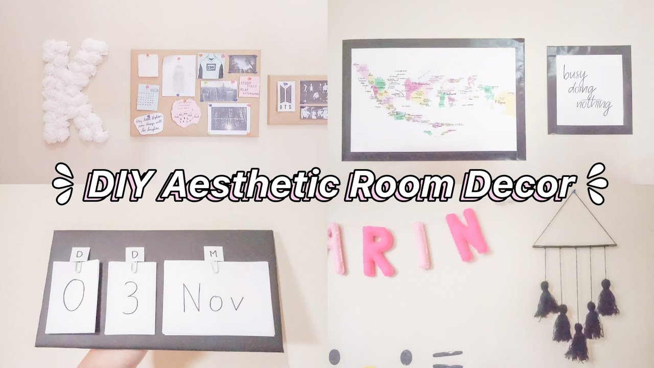 Aesthetic Room Decor DIY
 DIY Aesthetic Room Decor 2 Indonesia