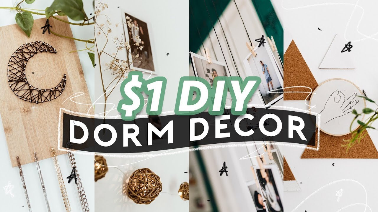 Aesthetic Room Decor DIY
 $1 DIY DORM ROOM DECOR 2018 ️ Super Easy Aesthetic