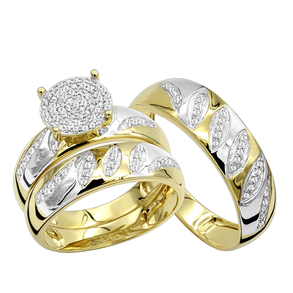 Affordable Wedding Rings Sets
 Ideas 60 of Discount Wedding Ring Trio Sets