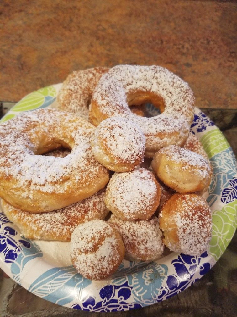 Air Fryer Biscuit Donuts
 Biscuit air fryer donuts turned out great 350 for 5 mins