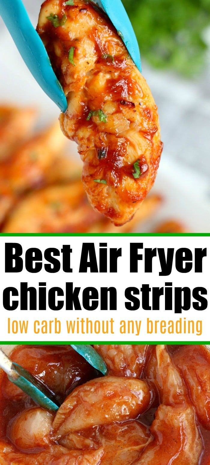 Air Fryer Chicken Tenders No Breading
 This easy tender air fryer chicken tenders no breading