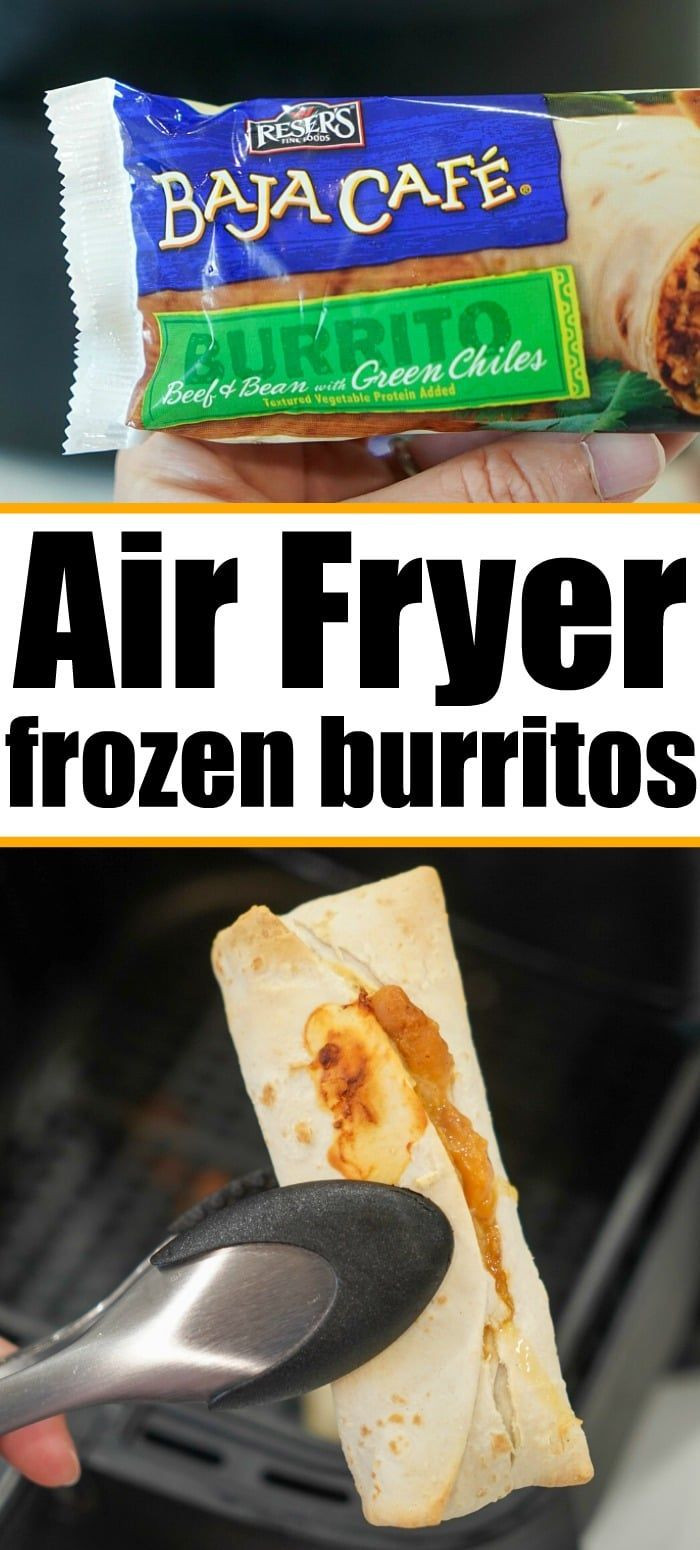 Air Fryer Frozen Burritos
 Frozen burrito in air fryer is a great way to cook these
