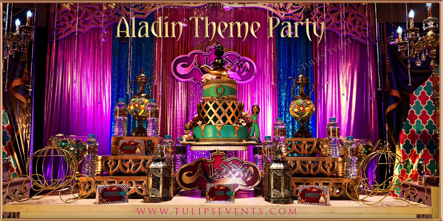 Aladdin Birthday Party
 Arabian Nights Aladdin Party Best Birthday Planner in